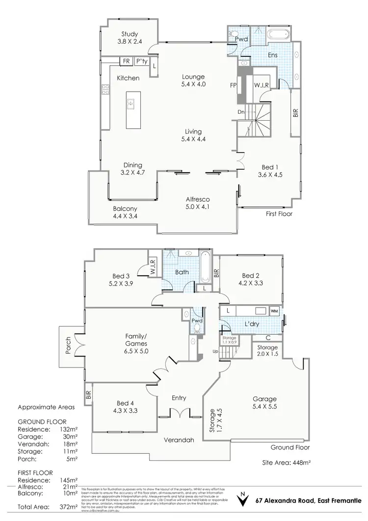 Floorplan of Homely house listing, 67 Alexandra Road, East Fremantle WA 6158