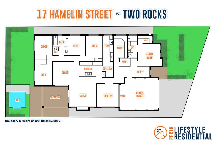 Floorplan of Homely house listing, 17 Hamelin Street, Two Rocks WA 6037