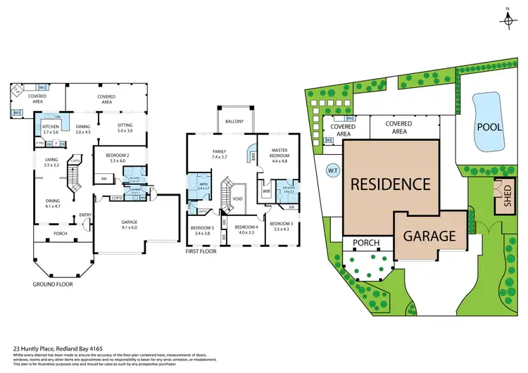 Floorplan of Homely house listing, 23 Huntly Place, Redland Bay QLD 4165