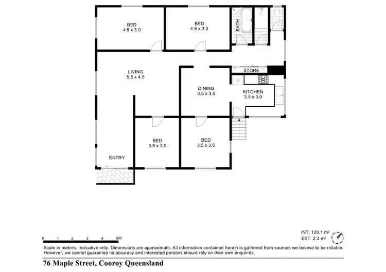Floorplan of Homely house listing, 76 Maple Street, Cooroy QLD 4563