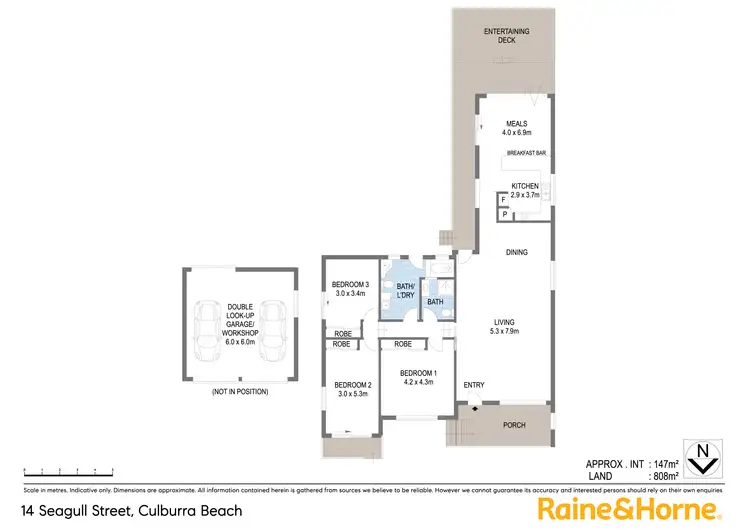 Floorplan of Homely house listing, 14 Seagull Street, Culburra Beach NSW 2540