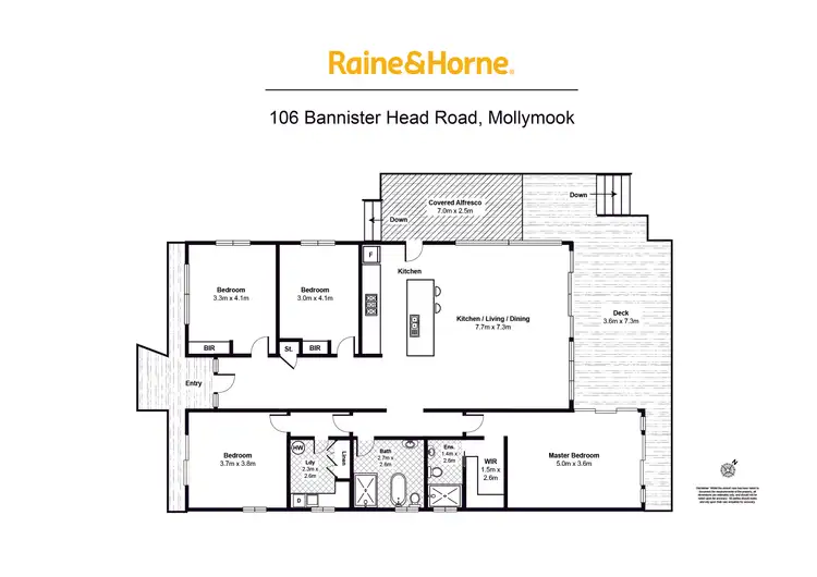 Floorplan of Homely house listing, 106 Bannister Head Road, Mollymook Beach NSW 2539