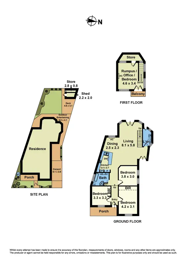 Floorplan of Homely house listing, 7 Macquarie Street, Williamstown VIC 3016