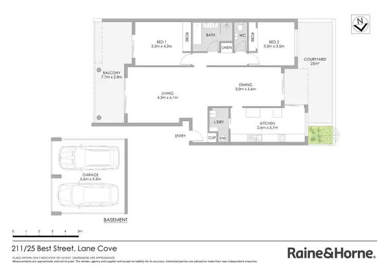 Floorplan of Homely apartment listing, 211/25 Best Street, Lane Cove NSW 2066