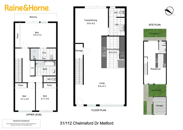 Floorplan of Homely townhouse listing, 31/112 Chelmsford Drive, Metford NSW 2323
