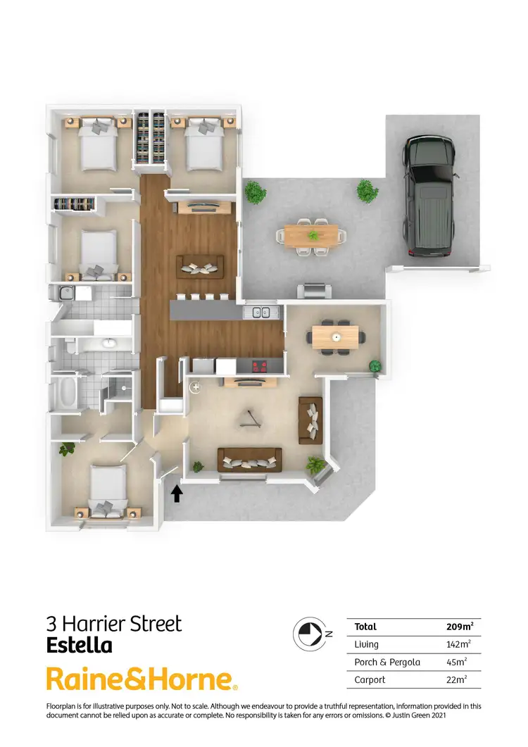 Floorplan of Homely house listing, 3 Harrier Street, Estella NSW 2650