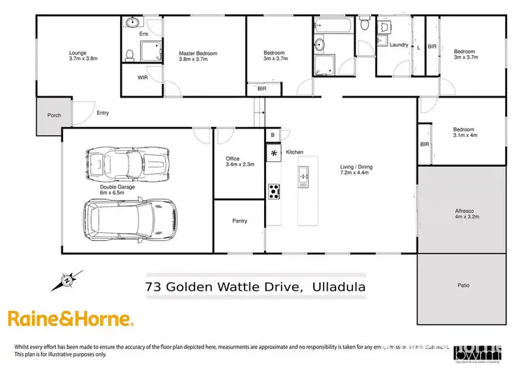 Floorplan of Homely house listing, 73 Golden Wattle Drive, Ulladulla NSW 2539