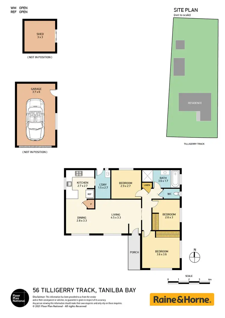 Floorplan of Homely house listing, 56 Tilligerry Track, Tanilba Bay NSW 2319