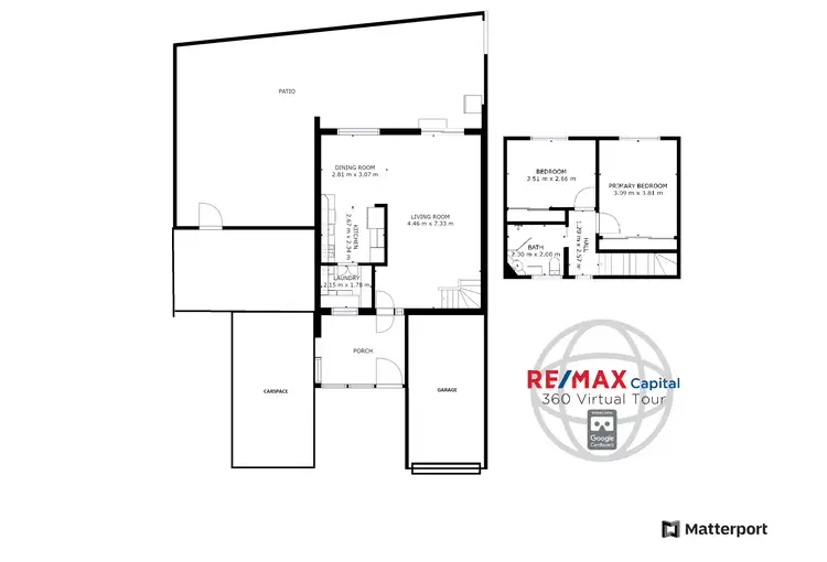 Floorplan of Homely townhouse listing, 2/11 Hakea Street, Queanbeyan NSW 2620