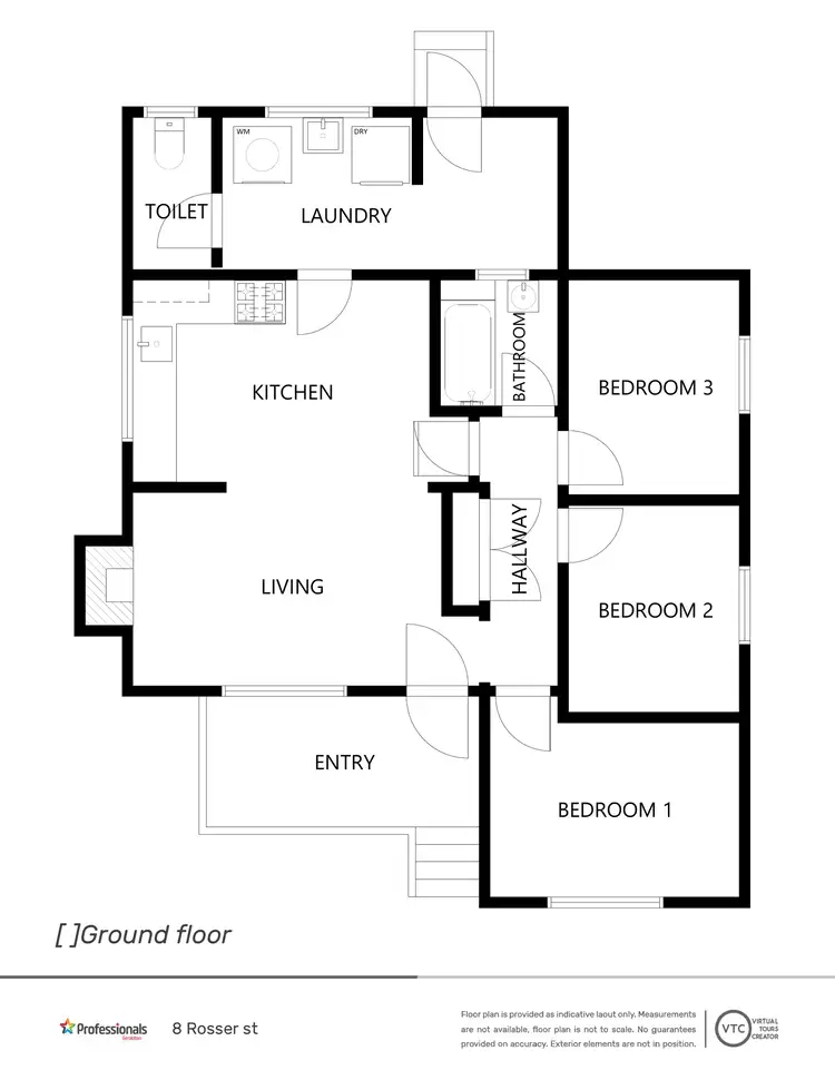 Floorplan of Homely house listing, 8 Rosser Street, Northampton WA 6535