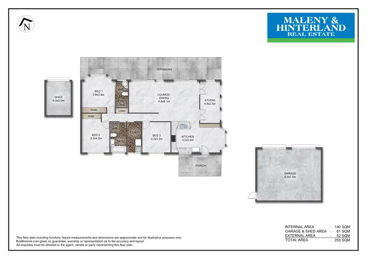 Floorplan of Homely house listing, 38 Avocado Lane, Maleny QLD 4552