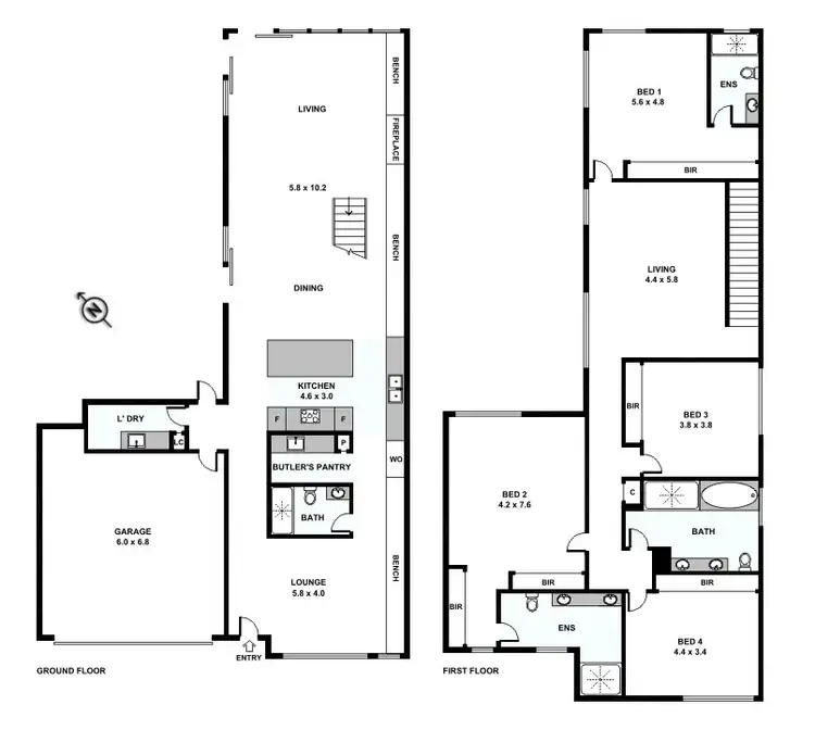 Floorplan of Homely house listing, 3 Monterey Close, Kew VIC 3101