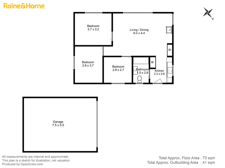 Floorplan of Homely house listing, 173 Lewisham Scenic Drive, Lewisham TAS 7173