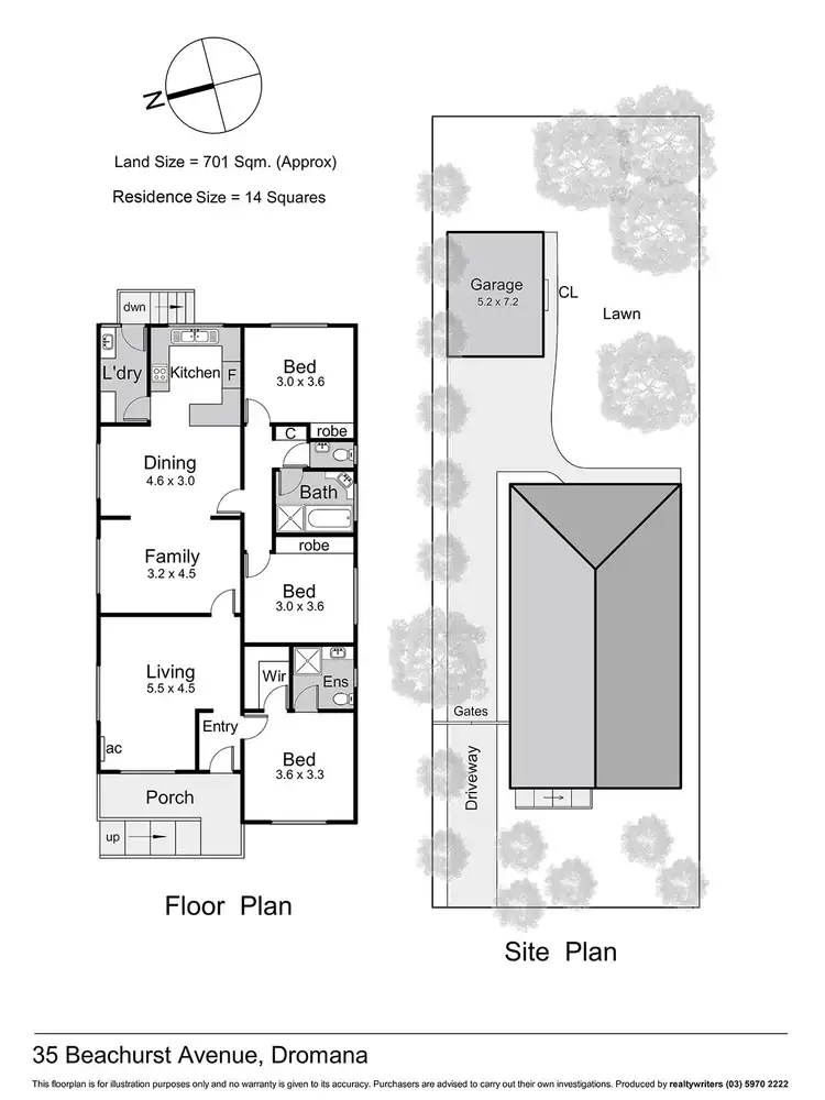 Floorplan of Homely house listing, 35 Beachurst Avenue, Dromana VIC 3936