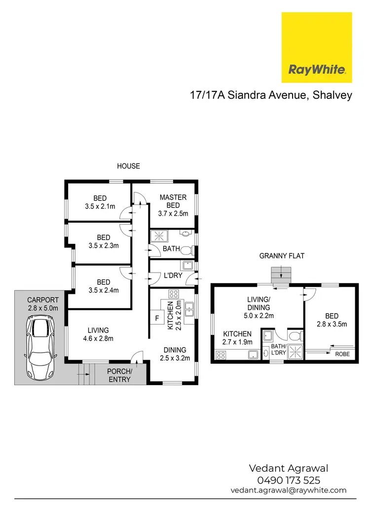Floorplan of Homely house listing, 17 & 17A Siandra Avenue, Shalvey NSW 2770