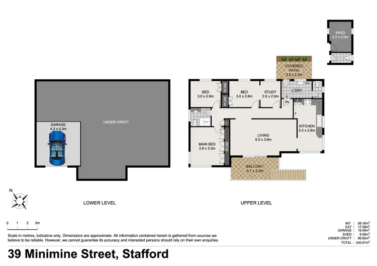 Floorplan of Homely house listing, 39 Minimine Street, Stafford QLD 4053
