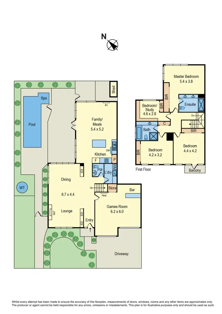 Floorplan of Homely house listing, 10 Cypress Point Parade, Heatherton VIC 3202