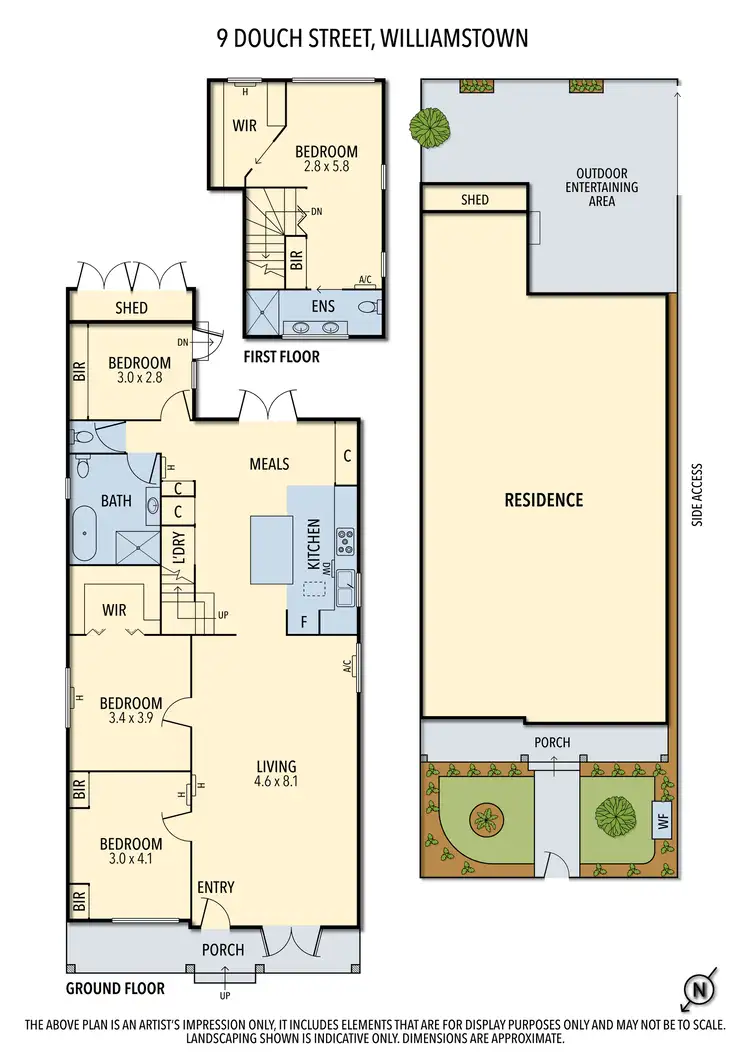 Floorplan of Homely house listing, 9 Douch Street, Williamstown VIC 3016