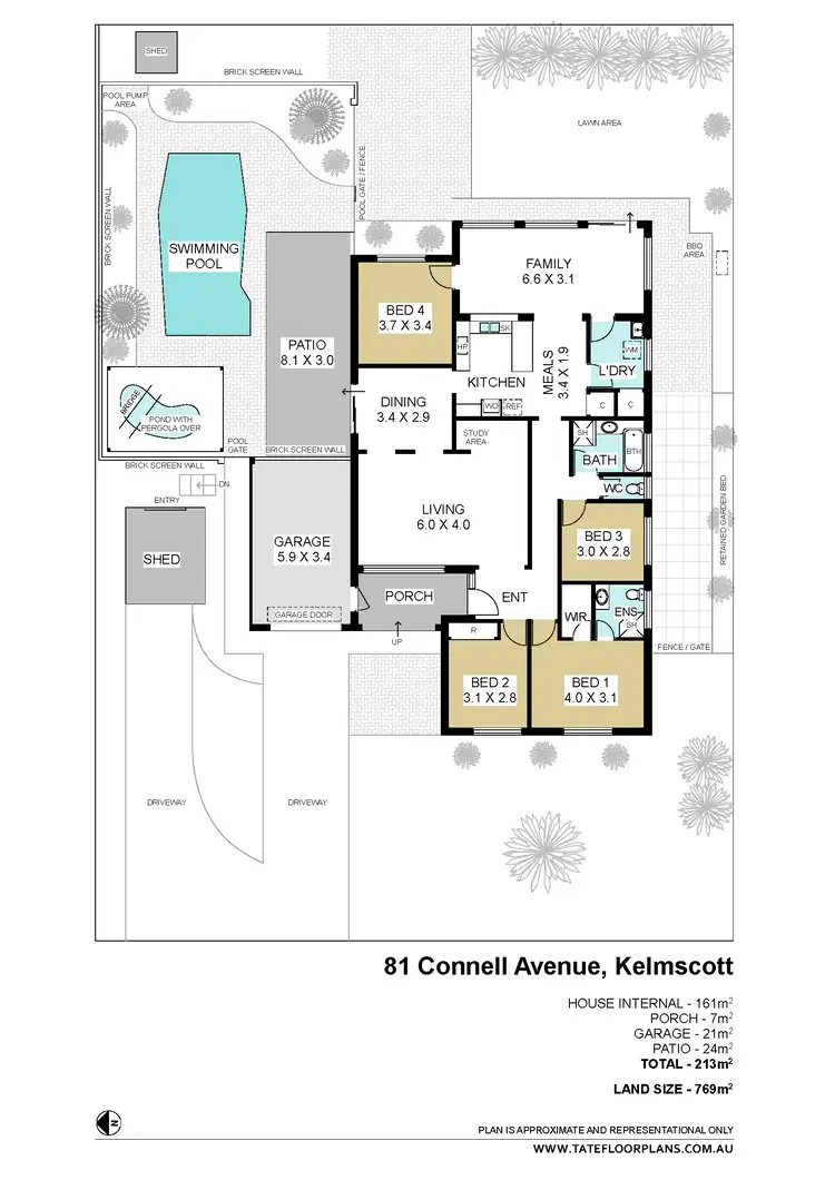 Floorplan of Homely house listing, 81 Connell Avenue, Kelmscott WA 6111