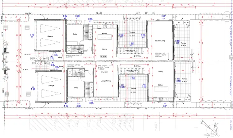Floorplan of Homely semi-detached listing, 50 & 50A Queens Road, Hurstville NSW 2220