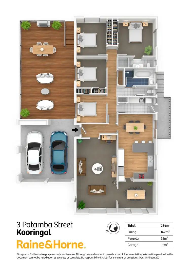 Floorplan of Homely house listing, 3 Patamba Street, Kooringal NSW 2650