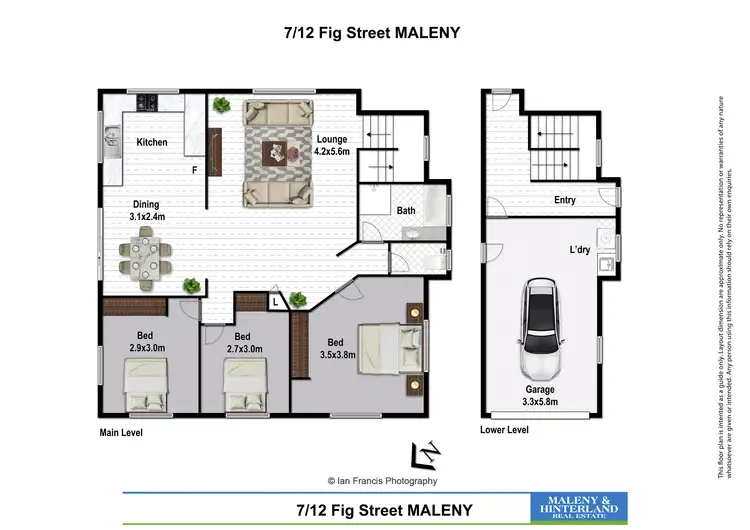 Floorplan of Homely townhouse listing, 7/12 Fig Street, Maleny QLD 4552