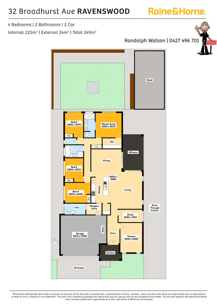 Floorplan of Homely house listing, 32 Broadhurst Avenue, Ravenswood WA 6208