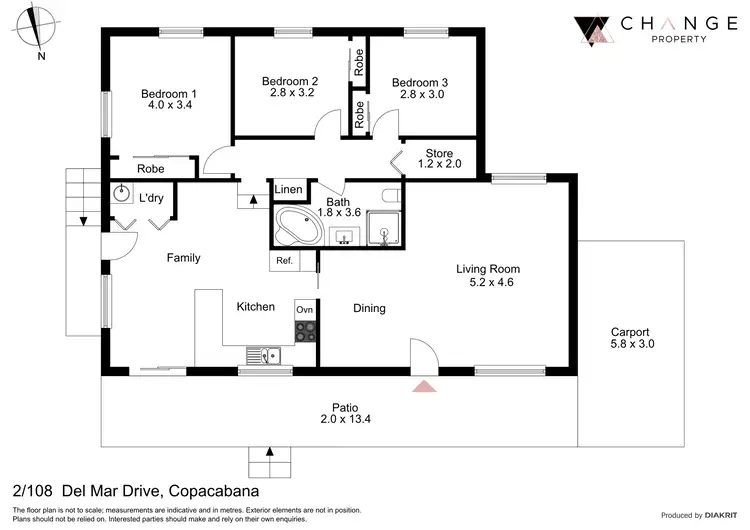 Floorplan of Homely house listing, 2/108 Del Mar Drive, Copacabana NSW 2251