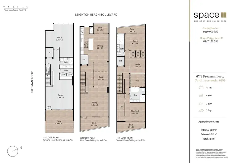Floorplan of Homely apartment listing, 67/1 Freeman Loop, North Fremantle WA 6159