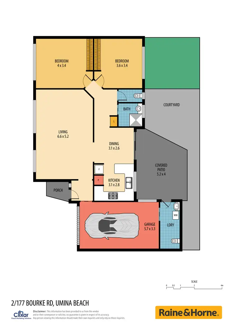 Floorplan of Homely villa listing, 2/177 Bourke Road, Umina Beach NSW 2257