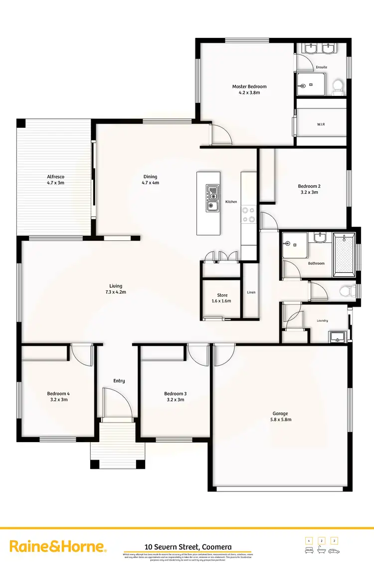Floorplan of Homely house listing, 10 Severn Street, Coomera QLD 4209