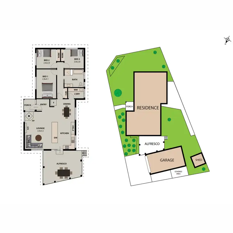 Floorplan of Homely house listing, 70 McKitterick Street, Meeniyan VIC 3956