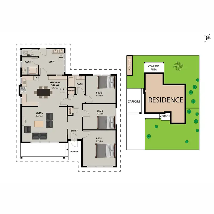 Floorplan of Homely house listing, 33 Smith Street, Leongatha VIC 3953