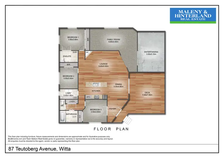 Floorplan of Homely house listing, 87 Teutoberg Avenue, Witta QLD 4552