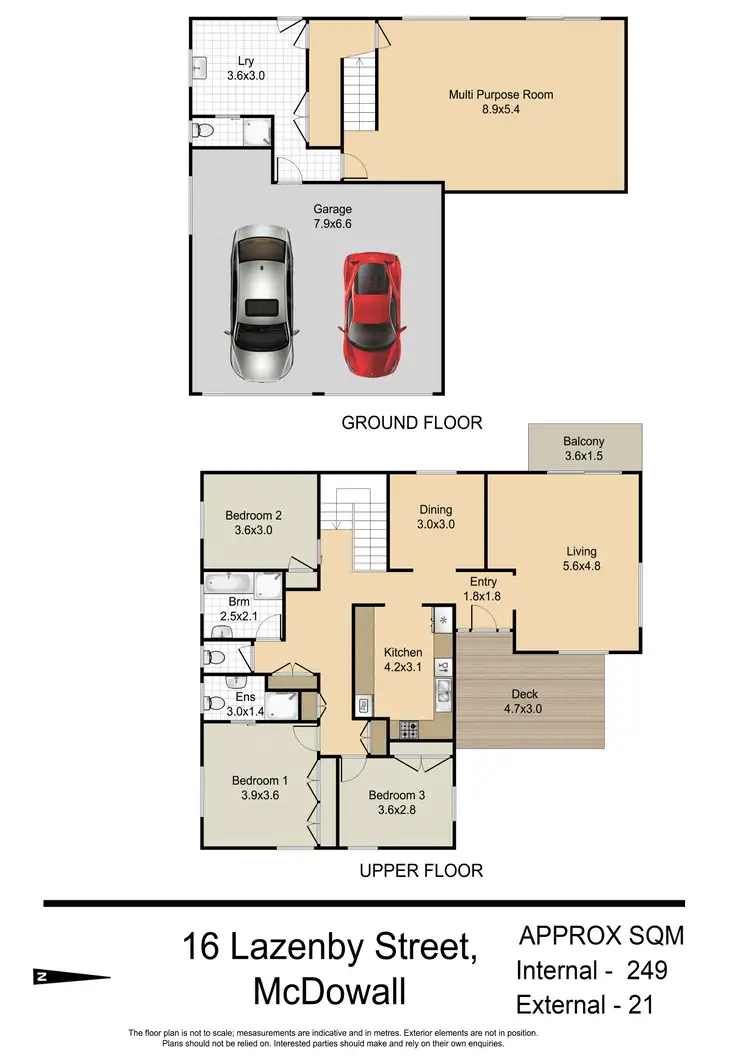 Floorplan of Homely house listing, 16 Lazenby Street, Mcdowall QLD 4053
