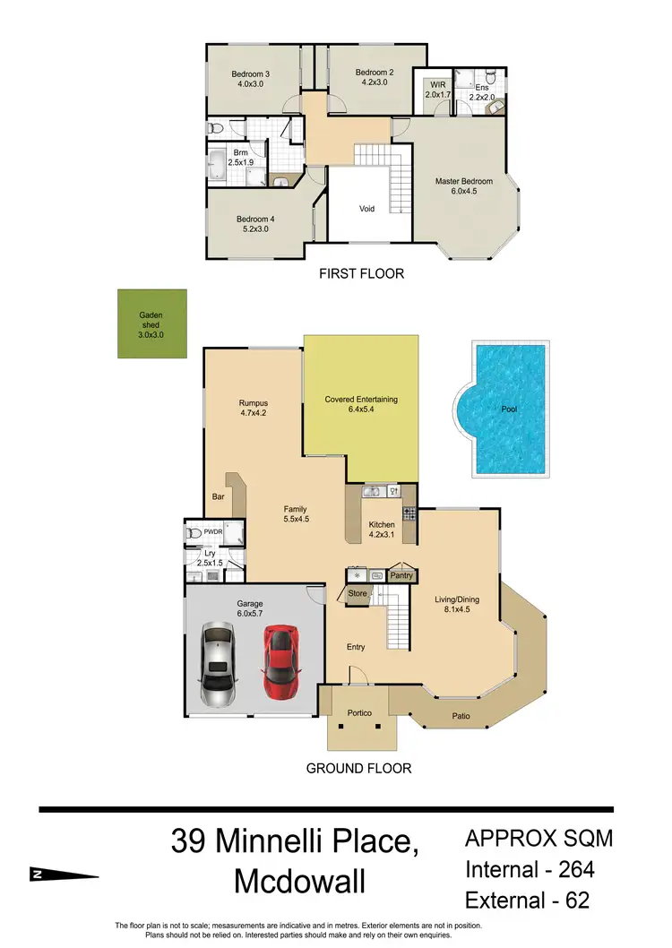Floorplan of Homely house listing, 39 Minnelli Place, Mcdowall QLD 4053
