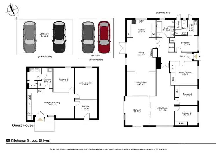 Floorplan of Homely house listing, 86 Kitchener Street, St Ives NSW 2075
