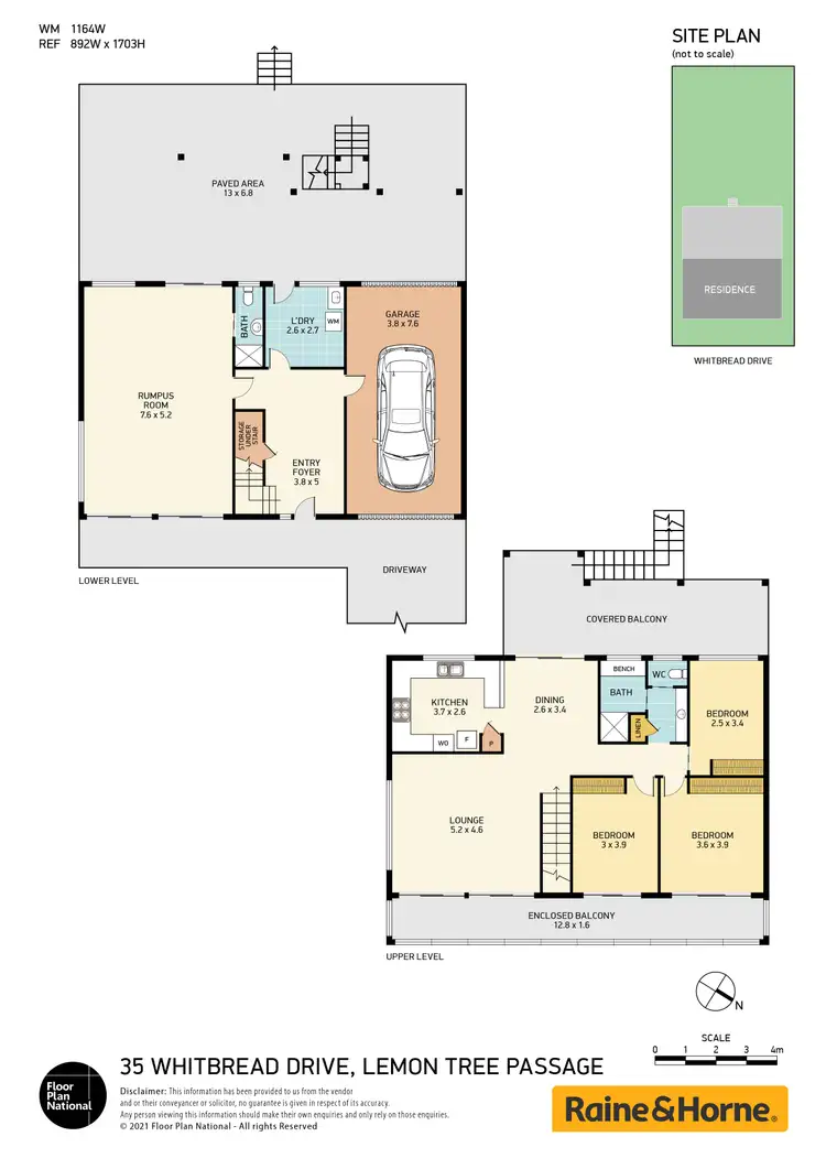 Floorplan of Homely house listing, 35 Whitbread Drive, Lemon Tree Passage NSW 2319