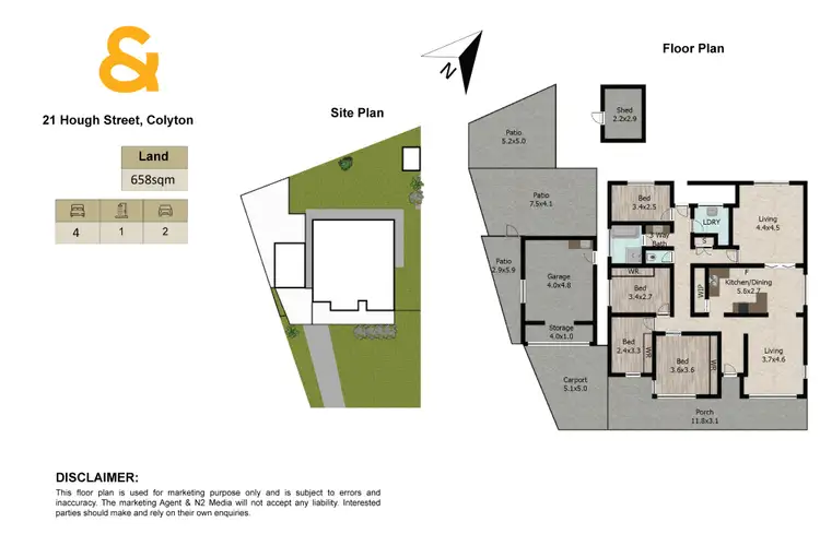 Floorplan of Homely house listing, 21 Hough Street, Colyton NSW 2760