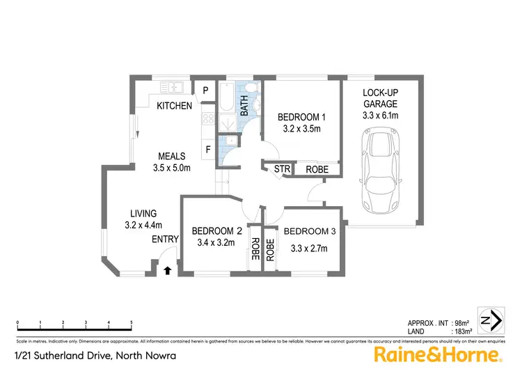Floorplan of Homely house listing, 1/21 Sutherland Drive, North Nowra NSW 2541