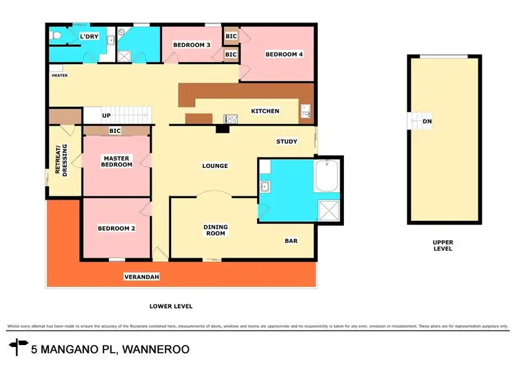Floorplan of Homely house listing, 5 Mangano Place, Wanneroo WA 6065