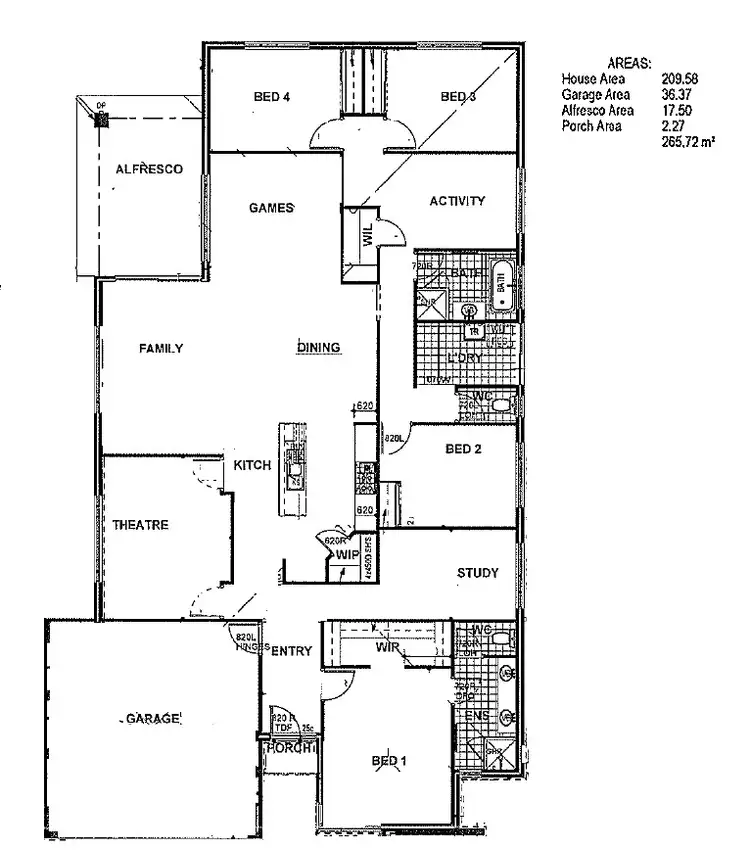 Floorplan of Homely house listing, 7 Huggins Road, Byford WA 6122