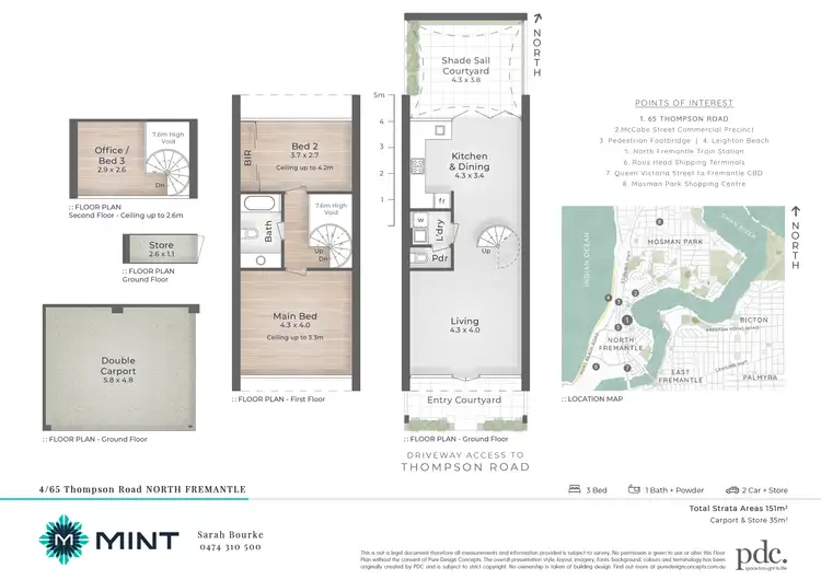 Floorplan of Homely house listing, 4/65 Thompson Road, North Fremantle WA 6159