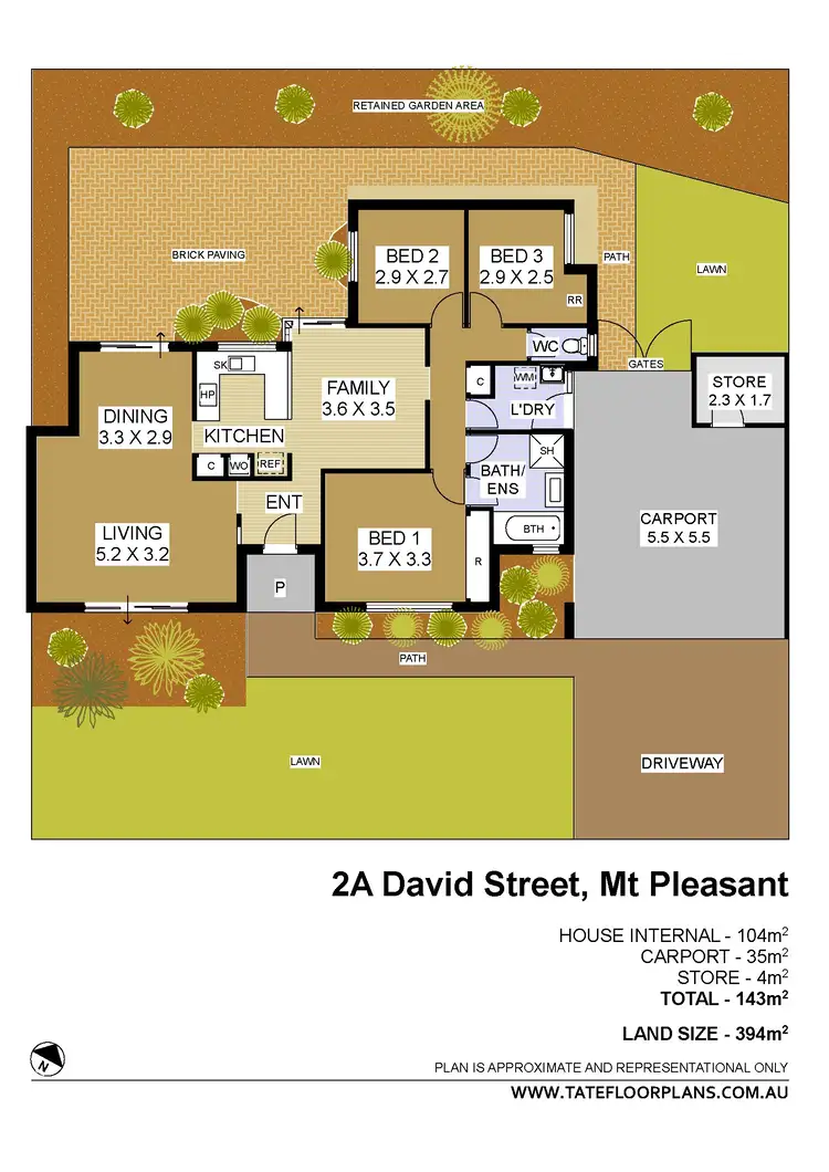 Floorplan of Homely house listing, 2A David Street, Mount Pleasant WA 6153