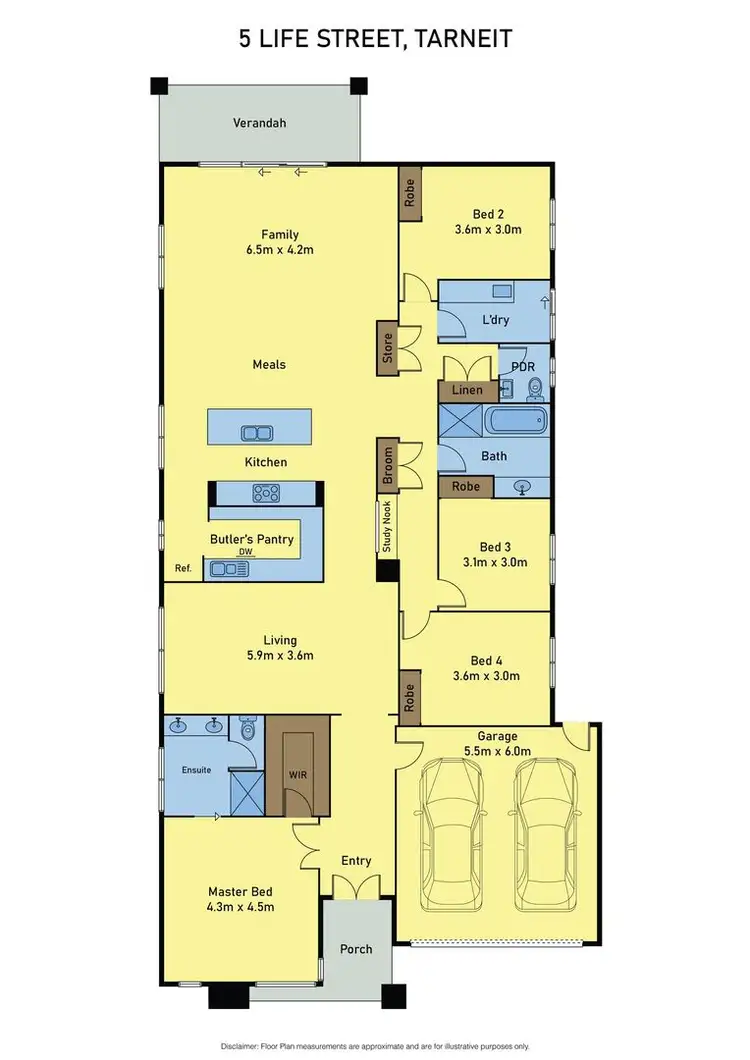 Floorplan of Homely house listing, 5 LIFE STREET, Tarneit VIC 3029