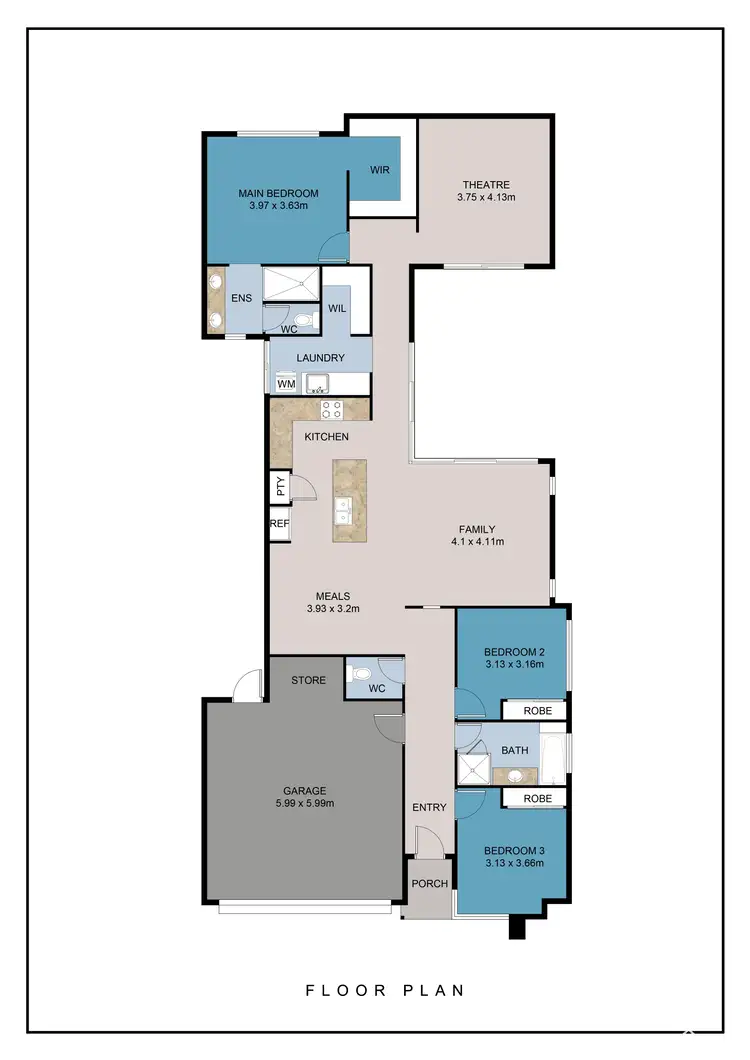Floorplan of Homely house listing, 11 Nokota Street, Darling Downs WA 6122
