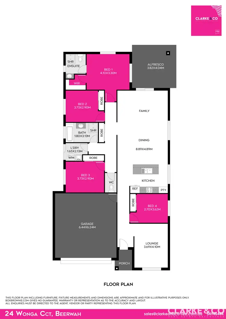 Floorplan of Homely house listing, 24 Wonga Circuit, Beerwah QLD 4519