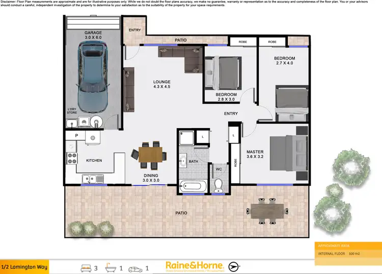 Floorplan of Homely house listing, 1/2 Lamington Way, Murwillumbah NSW 2484