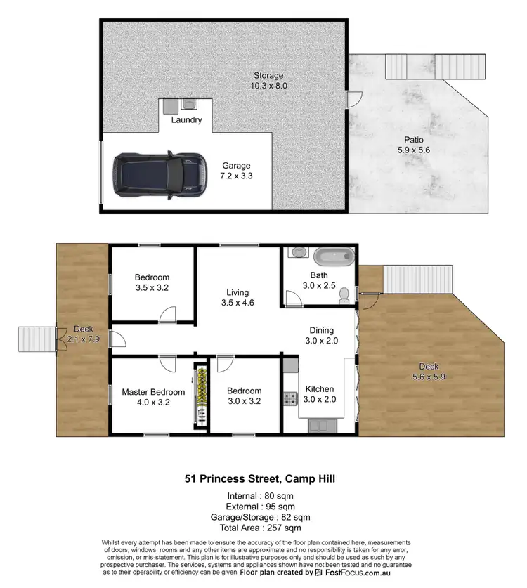 Floorplan of Homely house listing, 51 Princess Street, Camp Hill QLD 4152