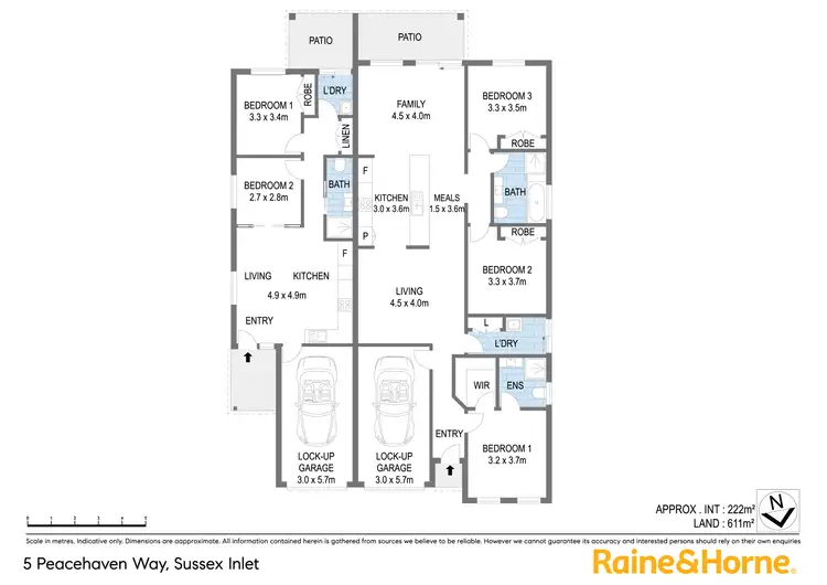 Floorplan of Homely house listing, 5 & 5A Peacehaven Way, Sussex Inlet NSW 2540
